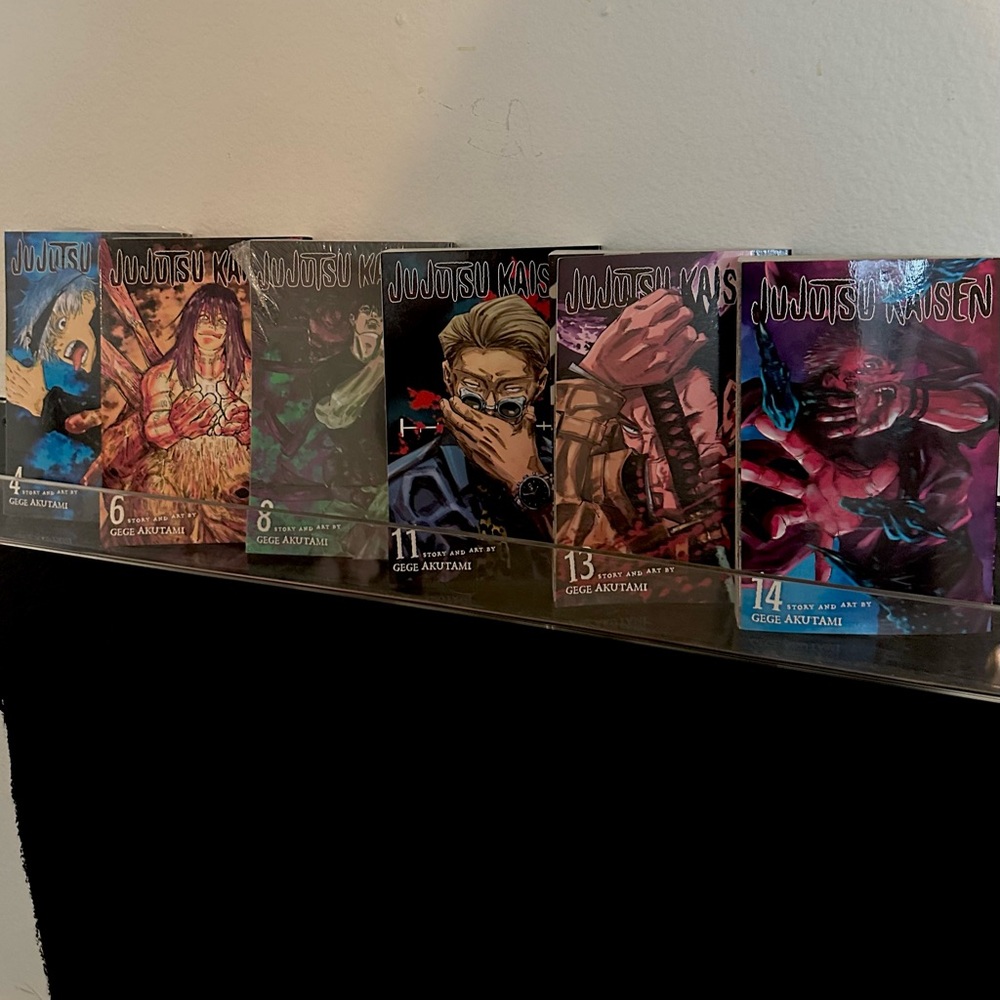 Jujutsu Kaisen Mangas: Vol. 4, 6, 8, 11, 13 and 14